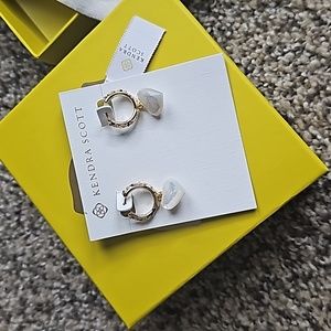 Kendra Scott Pearl Penny Earrings
